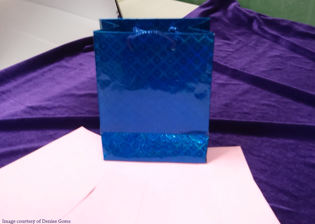 Advent prayer grab bag - image courtesy of Denise Gorss