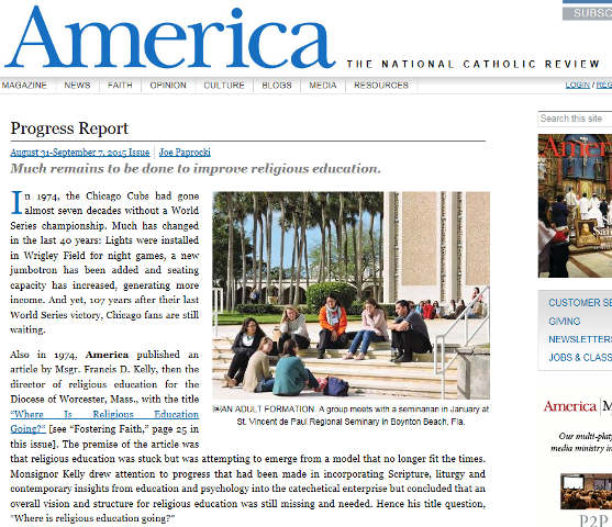 America article screenshot