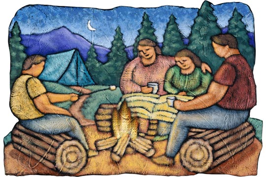 storytelling-around-campfire