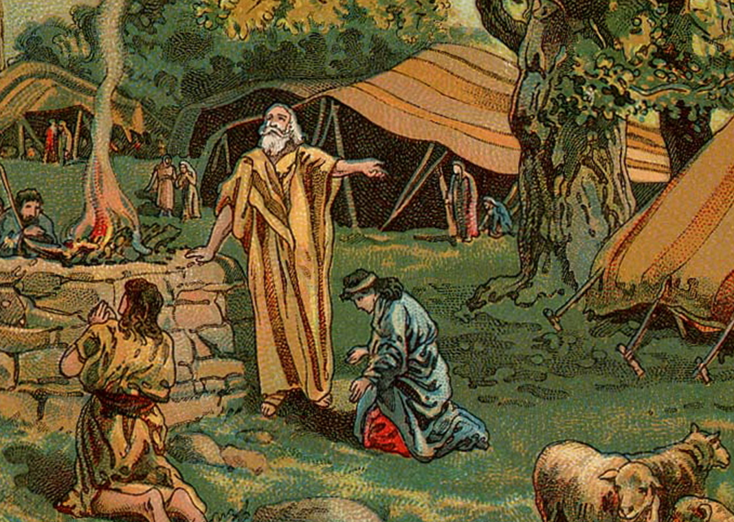 Call of Abraham - by the Providence Lithograph Company (http://thebiblerevival.com/clipart/1907/gen12.jpg) [Public domain], via Wikimedia Commons