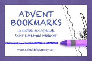 Advent Bookmarks - Catechist's Journey