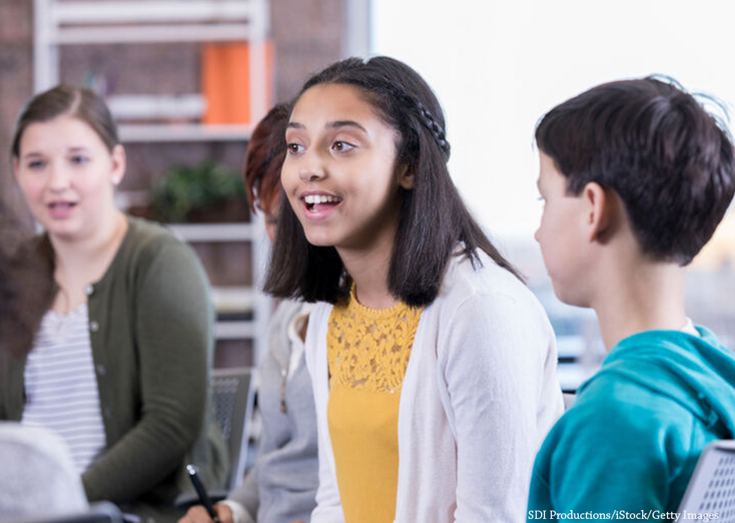 young teens talking in group - SDI Productions/iStock/Getty Images