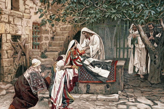 Jesus raises daughter of Jairus