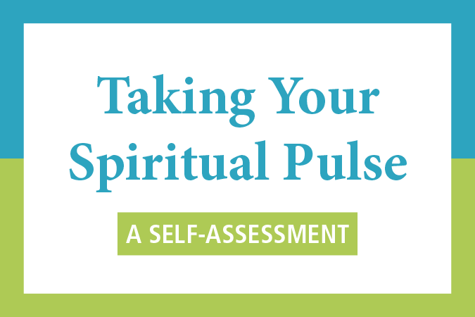 Taking Your Spiritual Pulse quiz
