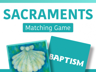 Sacraments Matching Game