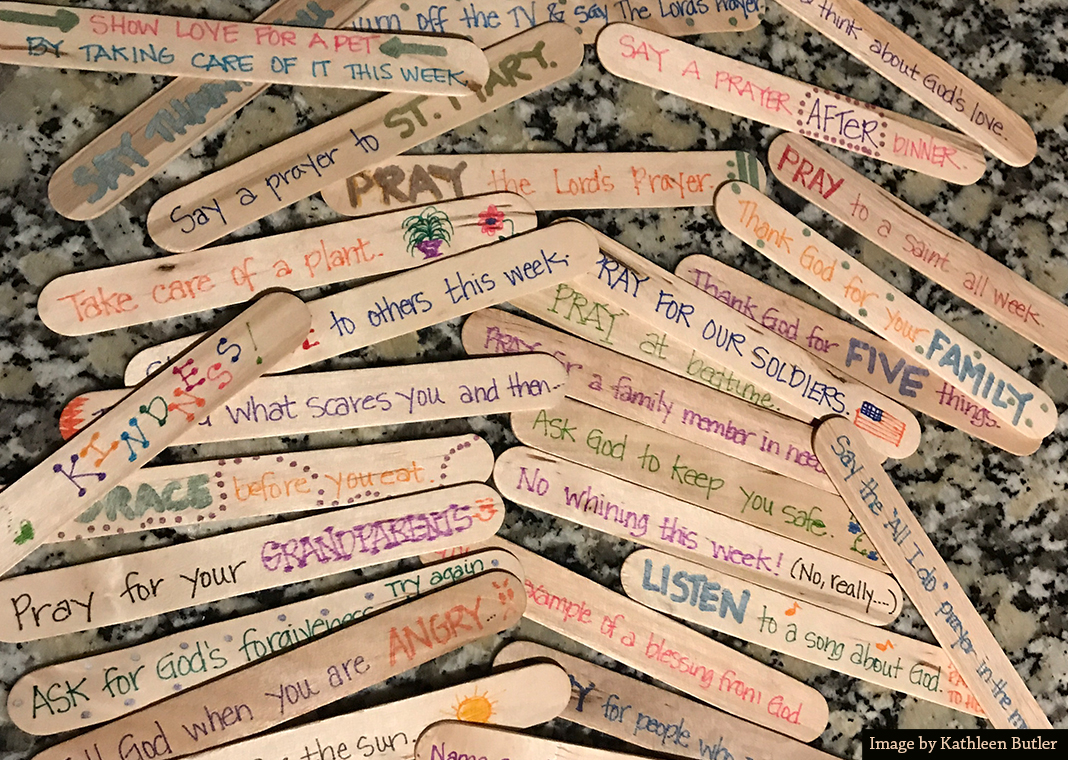prayer sticks for kids - image by Kathleen Butler