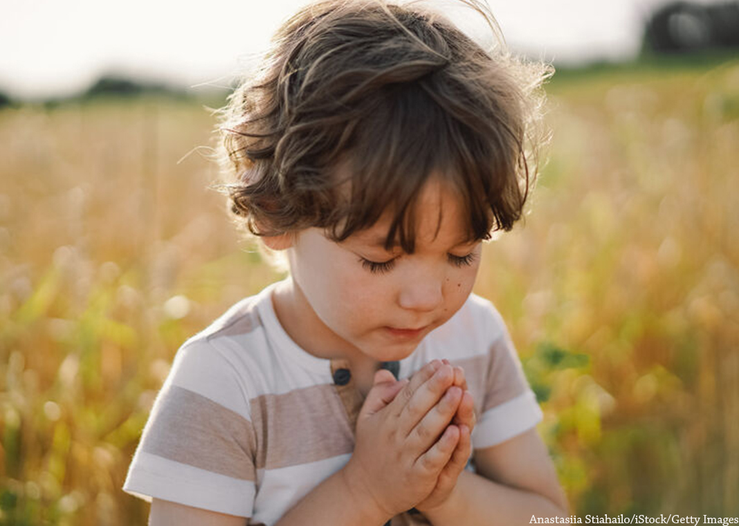 praying preschooler - Anastasiia Stiahailo/iStock/Getty Images