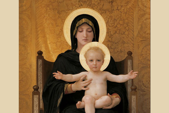 Virgin and Child by William A. Bouguereau - Art Gallery of South Australia [Public domain]