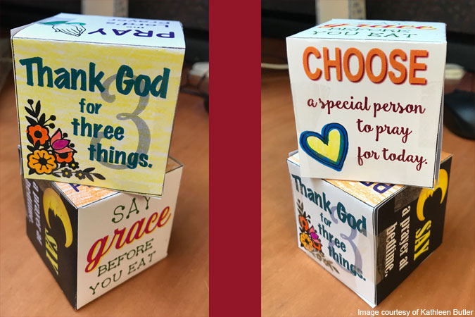 prayer cubes - image courtesy of Kathleen Butler
