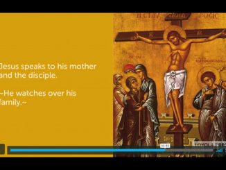 video screenshot of "How Jesus Responds to Suffering as Demonstrated in the Scriptural Stations of the Cross"