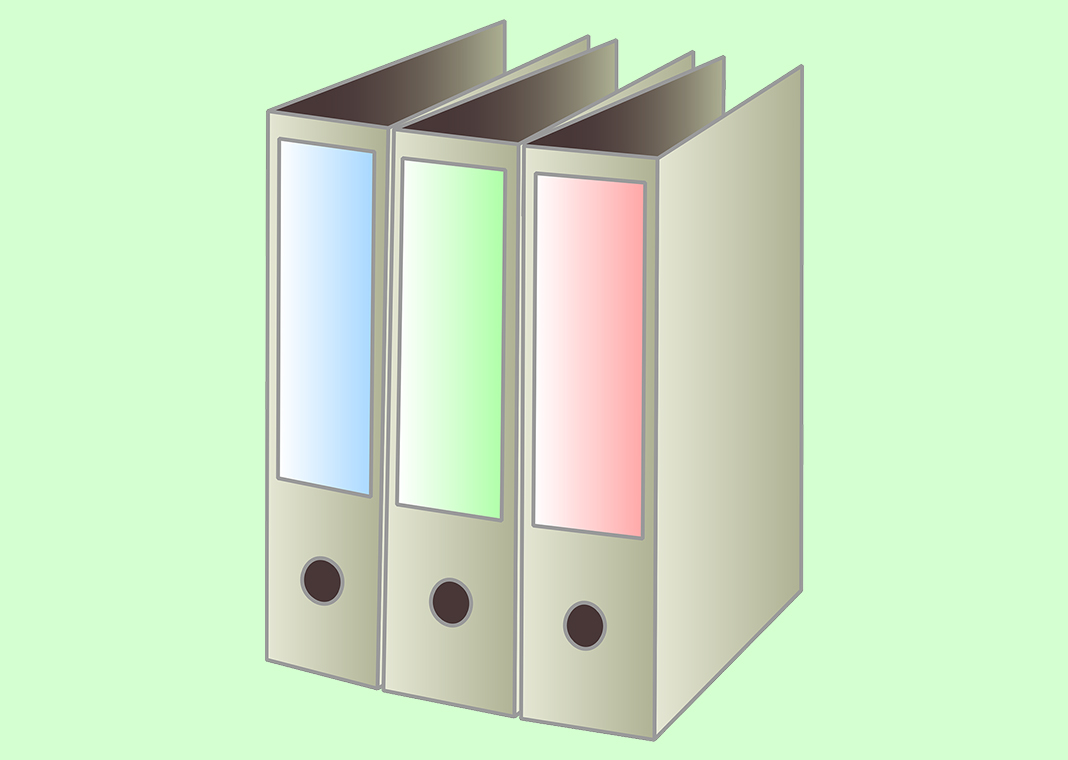 illustration of three binders - image by OpenClipart-Vectors from Pixabay