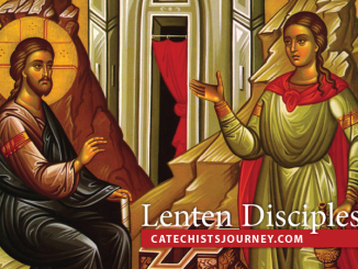 Lenten Disciples - icon of Jesus and Samaritan Woman at the Well