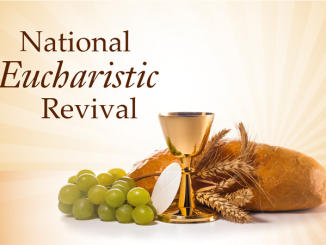 National Eucharistic Revival - bread and wine wheat and grapes