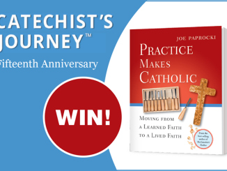 Practice Makes Catholic giveaway in honor of Catechist's Journey anniversary