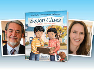 Seven Clues: A Catholic Treasure Hunt book by Scott Hahn and Maura Roan McKeegan (pictured)
