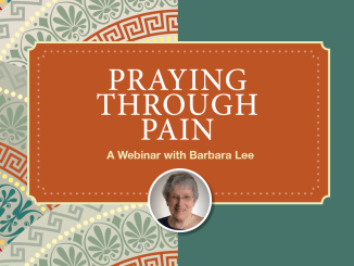 Praying Through Pain: A Webinar with Barbara Lee (pictured)