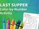 Last Supper Color-by-Number Activity