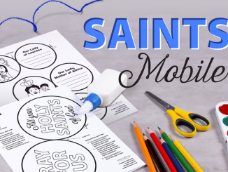 Saints Mobile craft activity