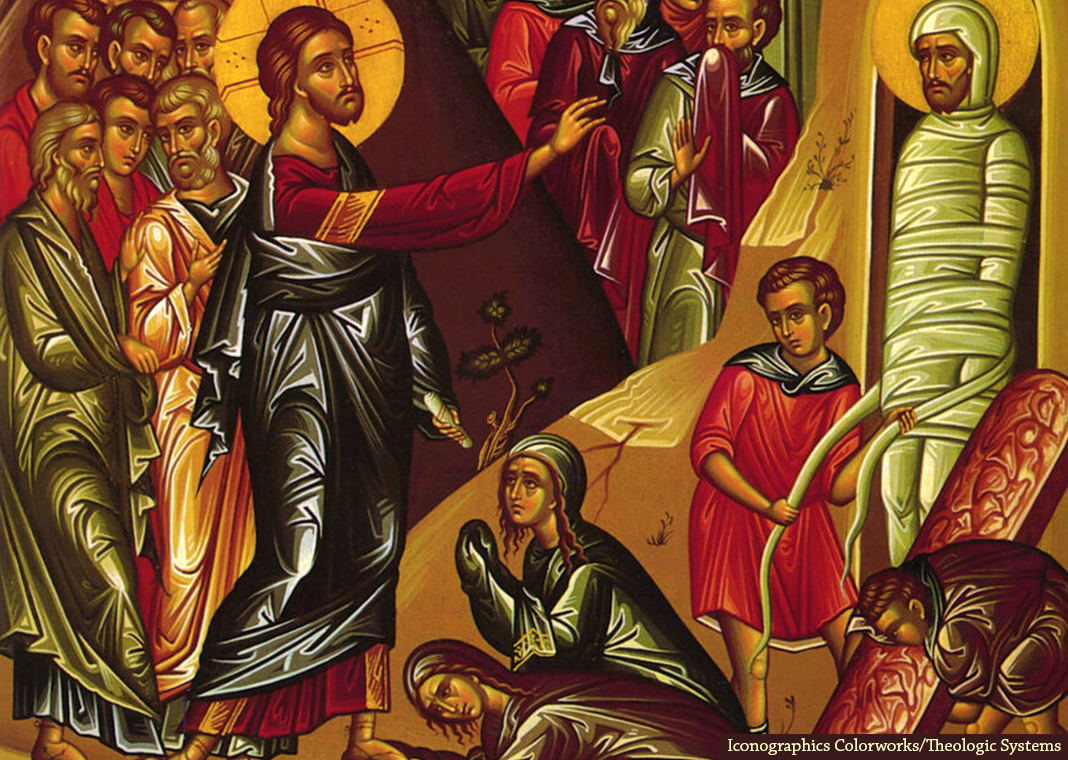 raising Lazarus - Iconographics Colorworks/Theologic Systems